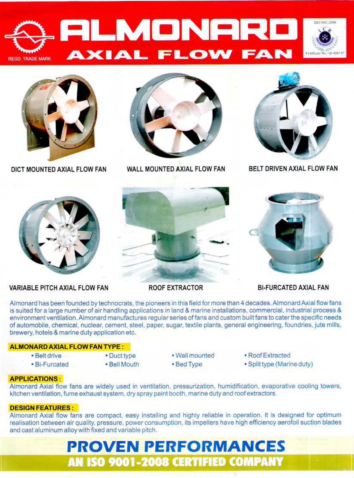 Almonard Axial Flow Fan